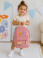 Load image into Gallery viewer, PREORDER: Tiny Trendsetter Embroidered Backpack RERUN 6.15.26
