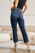 Load image into Gallery viewer, RFM Full Size Tummy Control Distressed High Waist Raw Hem Jeans
