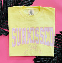 Load image into Gallery viewer, Neon Sunkissed Bow Tee/Crops
