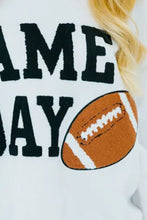 Load image into Gallery viewer, GAME DAY Round Neck Long Sleeve Sweatshirt
