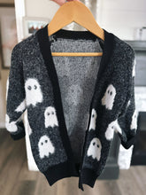 Load image into Gallery viewer, RTS Mommy and Me Fuzzy Halloween Cardi
