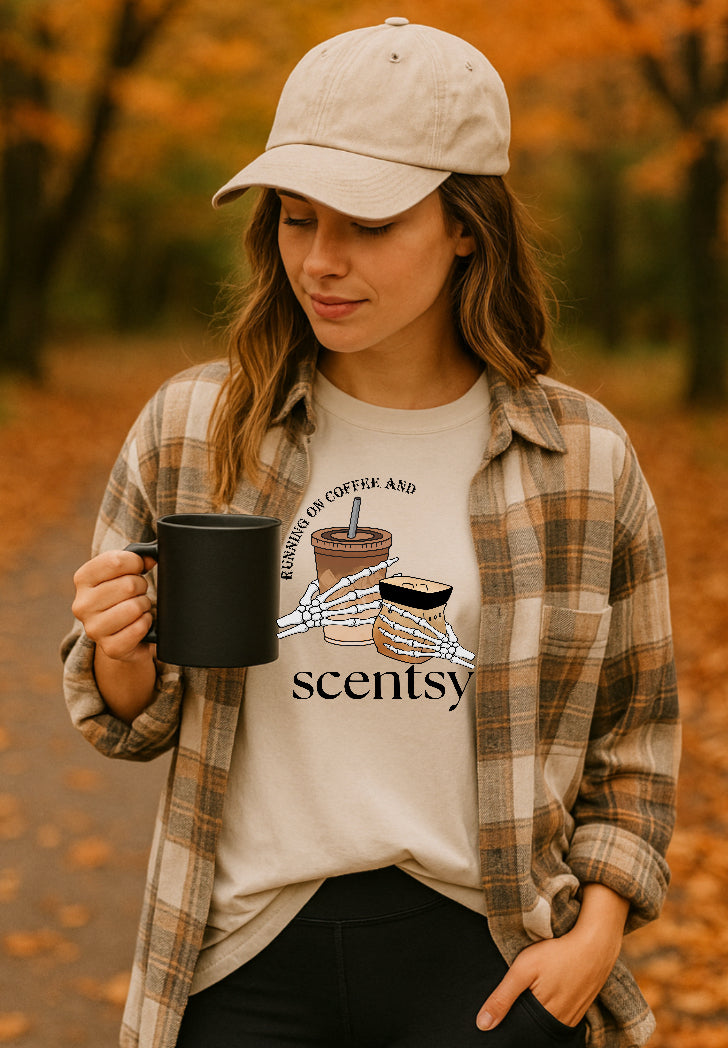 running on coffee and scentsy