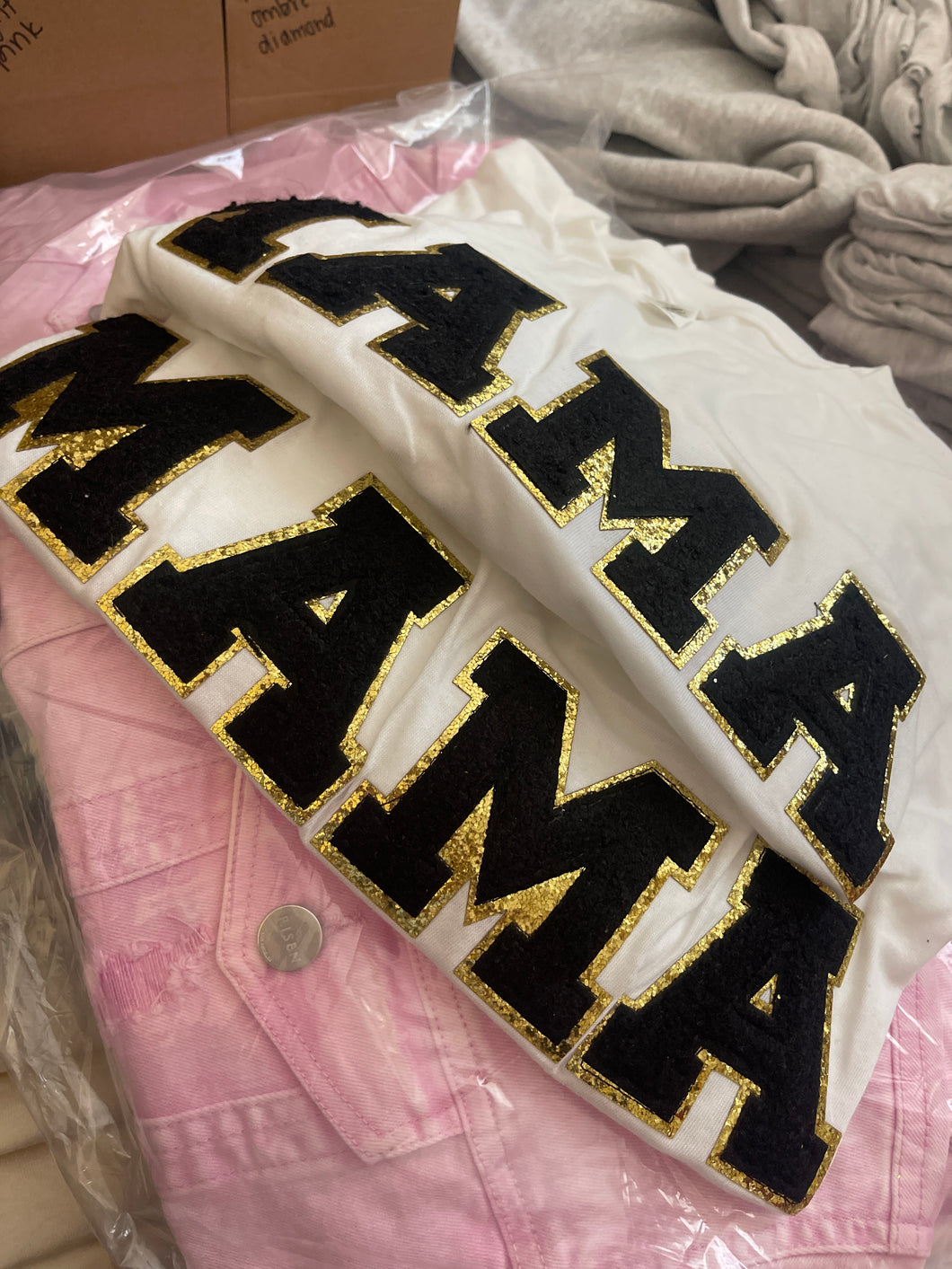 Mama patch tee -XL