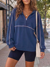 Load image into Gallery viewer, PREORDER: Piped Quarter Zip Pullover  7.20.26
