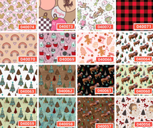 Load image into Gallery viewer, PREORDER:  joggers/ STRIAGHT LEG PANT CHRISTMAS PRINT 10.13.25
