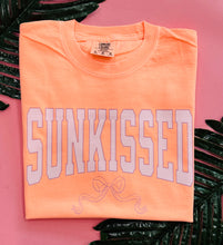 Load image into Gallery viewer, Neon Sunkissed Bow Tee/Crops
