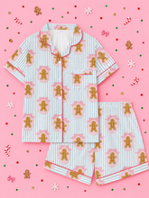 Load image into Gallery viewer, Striped Gingerbread Pajamas *PRE ORDER* (Closing 07/27/2026)
