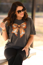 Load image into Gallery viewer, Football Bow Tee
