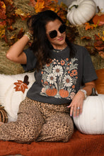 Load image into Gallery viewer, Fall Florals &amp; Pumpkins Tee
