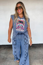 Load image into Gallery viewer, PREORDER: Groove on Checker Flare Pants
