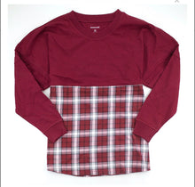 Load image into Gallery viewer, Plaid garnet spirit jersey
