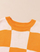 Load image into Gallery viewer, PREORDER: Cozy Checker Sweater 8.10.26
