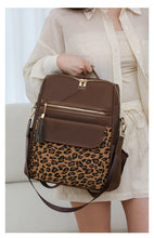 Load image into Gallery viewer, PREORDER: Two Tone Leopard Backpacks  8.17.26
