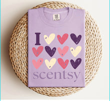 Load image into Gallery viewer, New logo I heart Scentsy, multi heart
