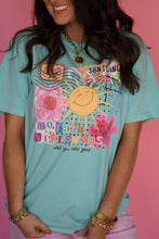 Load image into Gallery viewer, No Rain No Flowers Collage Tee
