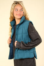 Load image into Gallery viewer, VERY J Zip Up Puffer Padded Warm Vest
