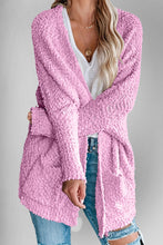 Load image into Gallery viewer, Double Take Pocketed Open Front Long Sleeve Cardigan
