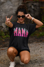 Load image into Gallery viewer, Mama Checkered Flames Tee
