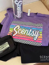Load image into Gallery viewer, Scentsy checkered with pastel stripes
