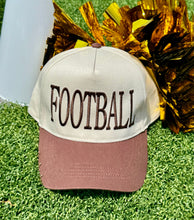 Load image into Gallery viewer, Football Two Tone Hat
