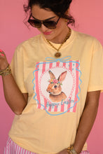 Load image into Gallery viewer, Happy Easter Stripe Bunny Tee
