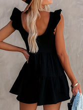 Load image into Gallery viewer, Full Size Ruffled Scoop Neck Sleeveless Romper
