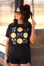 Load image into Gallery viewer, Softballs And Bows Tee
