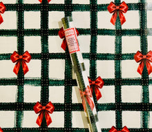 Load image into Gallery viewer, RTS Red Bows Wrapping Paper Roll
