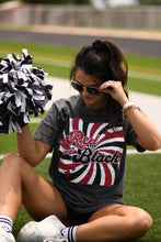 Load image into Gallery viewer, Red and Black Retro Tee
