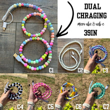 Load image into Gallery viewer, PREORDER: RERUN Dual Beaded Phone Charger 6.29.26
