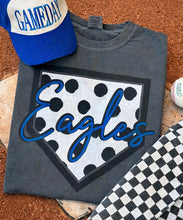 Load image into Gallery viewer, Custom Polka Dots Baseball Plate Tee
