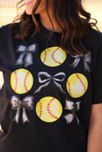 Load image into Gallery viewer, Softballs And Bows Tee
