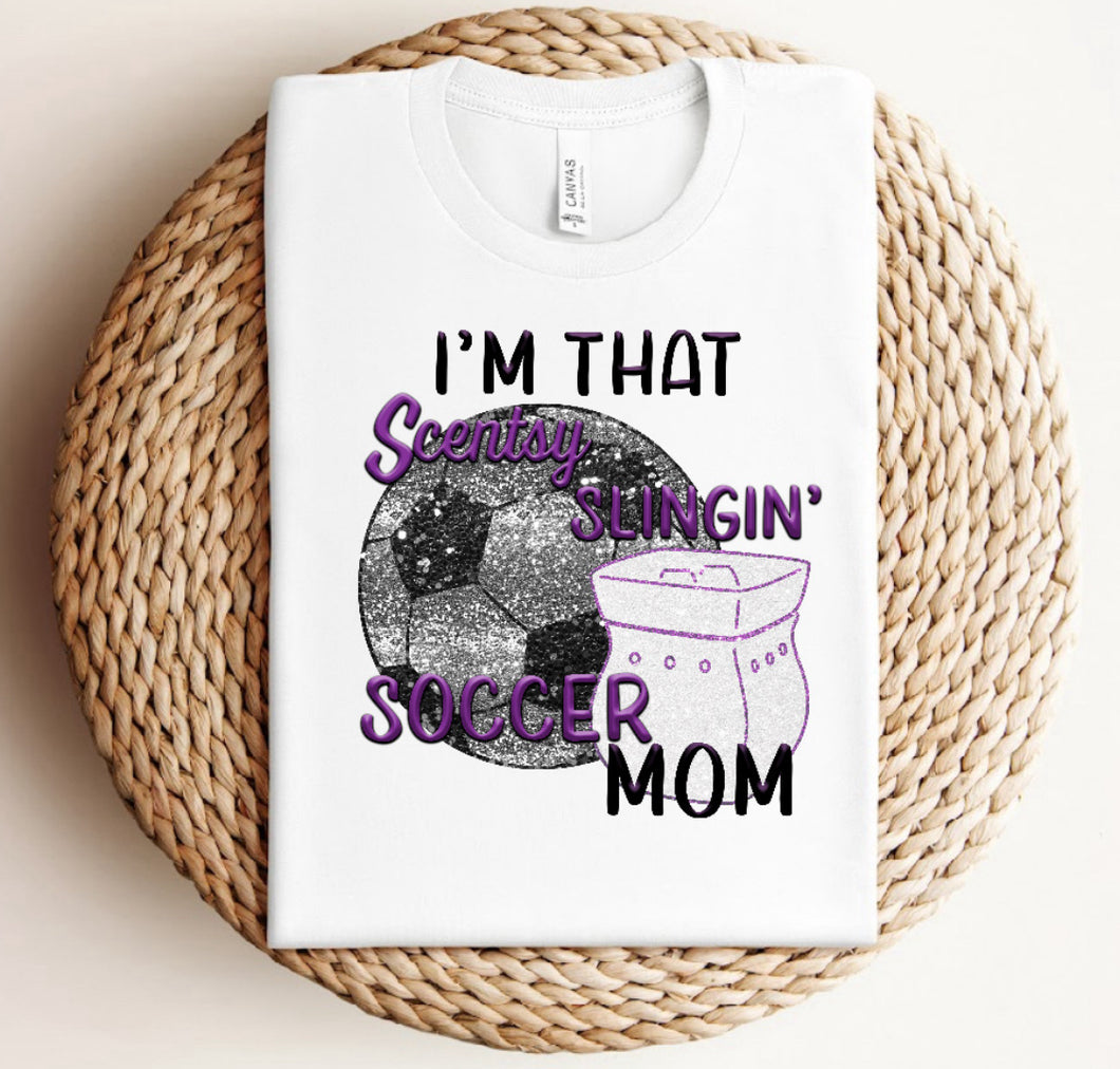 Scentsy soccer mom- faux glitter