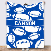 Load image into Gallery viewer, Custom Name Sport Blanket *CIJ SPECIAL* (Closing 08/03/2026)
