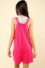 Load image into Gallery viewer, VERY J Tie Shoulder Front Pocket Romper
