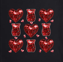 Load image into Gallery viewer, Wax bar faux sequin vday heart
