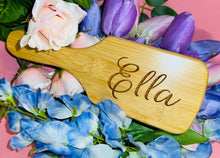 Load image into Gallery viewer, Custom Name Wooden Hairbrush
