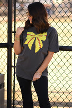 Load image into Gallery viewer, Softball Bow Tee
