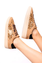 Load image into Gallery viewer, Another Round Sneakers in Gold Sequins
