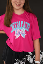 Load image into Gallery viewer, Cheerleader Bow Dri Fit Tee
