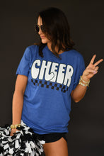 Load image into Gallery viewer, Cheer Checkered Pick Your Color Tee

