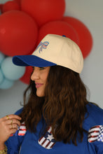Load image into Gallery viewer, **SALE** Blue Patriotic embroidered Bow Hat
