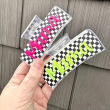 Load image into Gallery viewer, Custom Acrylic Hair Clips *PRE ORDER*
