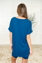 Load image into Gallery viewer, Buttery Soft V-Neck Bike Short Set in Lt Navy
