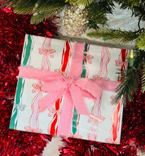 Load image into Gallery viewer, RTS Pink Bows Wrapping Paper Roll
