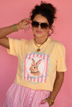 Load image into Gallery viewer, Happy Easter Stripe Bunny Tee
