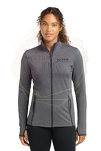 Load image into Gallery viewer, Women's Sport-Wick Stretch Contrast Full-Zip Jacket
