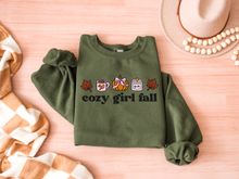 Load image into Gallery viewer, Cozy Girl Fall Graphic Tee and Sweatshirt
