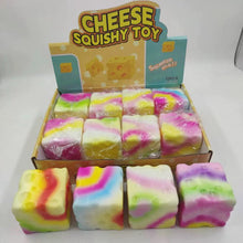 Load image into Gallery viewer, RTS Tie Dye Cheese Squishy
