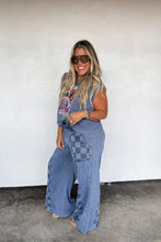 Load image into Gallery viewer, PREORDER: Groove on Checker Flare Pants
